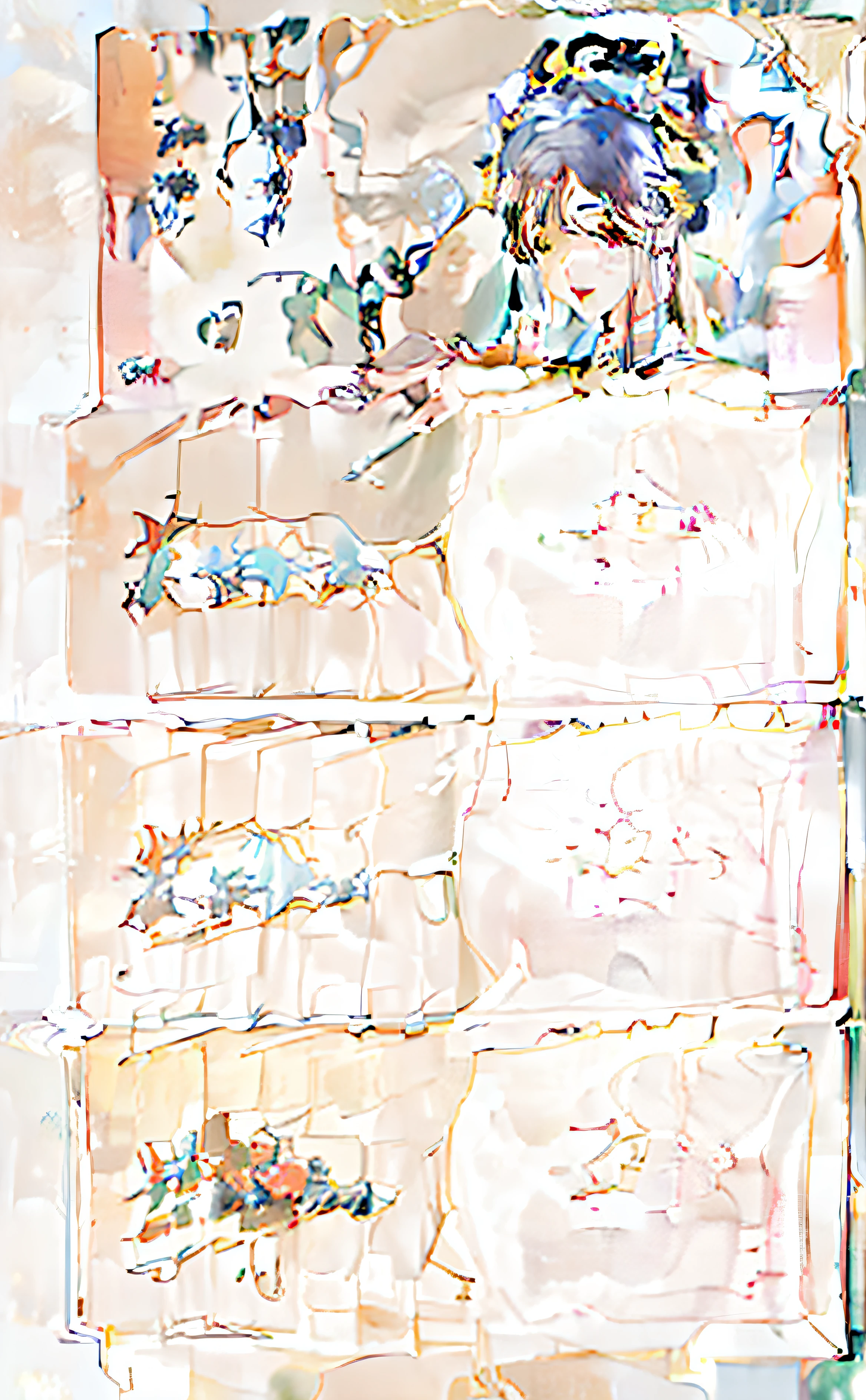 Close-up of poster with sofa and pillows, one single mask, Middle metaverse, 8 k'', inspired by Qu Leilei, some of them use gask mask, author：Qu Leilei, Chinese text, Weibo, author：Mei Qing, product introduction photos, High quality], template layout, high quality of sketching, ui card，Remove the watermark，Remove the watermark，Remove the watermark