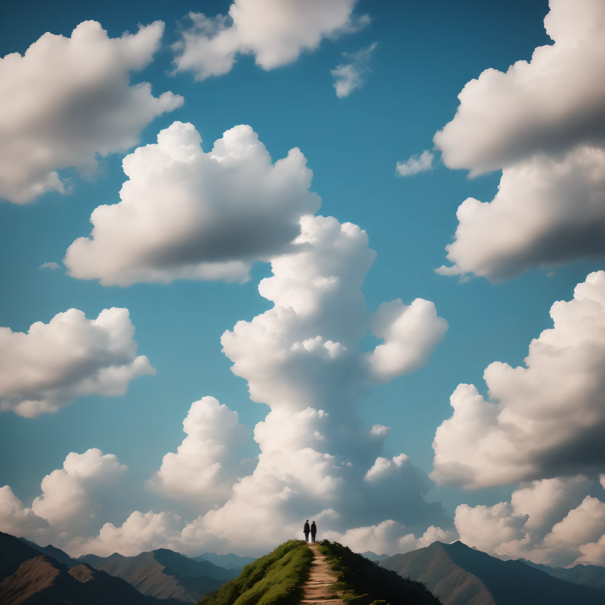 mother,People who live in the clouds call out to me, and we go from waking up to the end of the day。