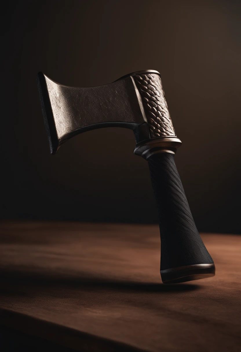 hammers,metalictexture,A hammer with a sense of luster,Weapon hammer,Horizontal layout,A high resolution,best qualtiy,ultra - detailed,dynamic angle,afloat,vivd colour,火焰,achievement