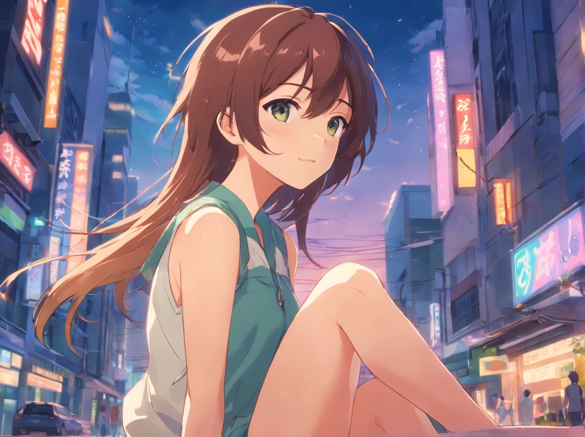 ersonagem de hentai feminina de cabelos brancos e curtos nua sexy