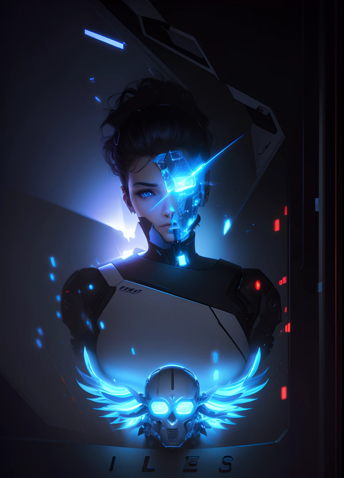 best quality,4k,8k,highres,masterpiece:1.2,ultra-detailed,realistic:1.37,robot boy,HD,cool,sci-fi,portraits,futuristic lighting,metallic textures,glowing eyes,digital painting,pure white background,shiny surface,advanced technology,artificial intelligence,mechanical joints,sharp focus,vivid colors,technological advancements,sleek design,high-tech appearance,modern aesthetics,edgy style,laser beams,neon accents,precision craftsmanship,sharp edges,streamlined silhouette,robotic expression