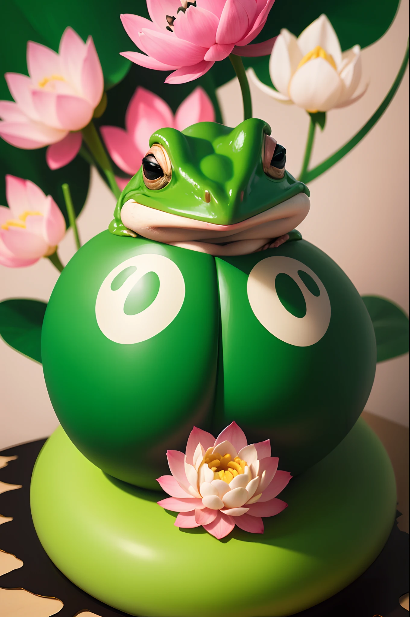 ((ultra realistic beautiful furry toad with a perfect figure beautiful breasts and hips, she has ultra-finished skin, she is depicted on a dakimakura she lies on a water lily on the water in a swamp)), ((in detail down to the smallest detail, ultra realistic 8k graphics, Best quality, masterpiece))