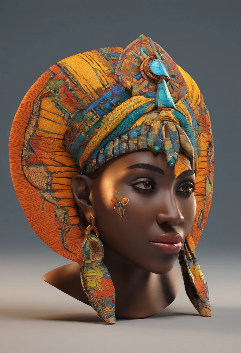 un masque africain