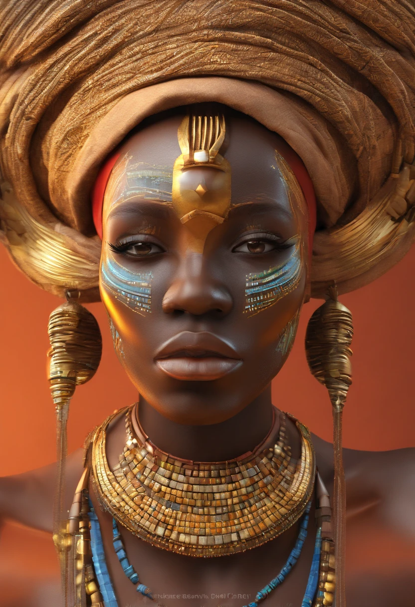 un masque africain