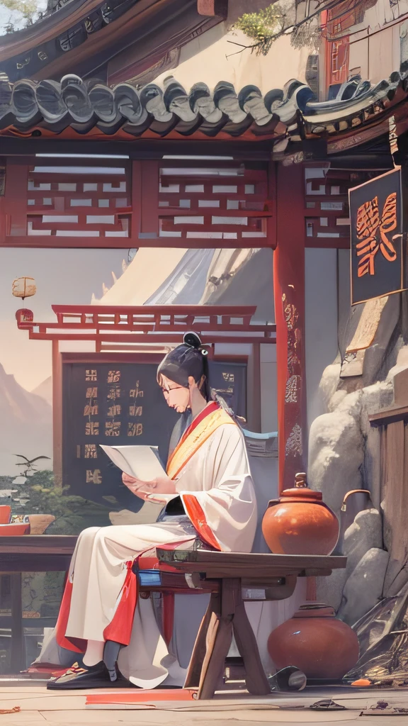 （A young man in a Taoist robe，are standing） （A dilapidated Taoist temple） （Look at a contract on the table） To "forge a firm sense of the Chinese national community."，Building the Chinese Dream Together" as the theme of animation design competition，The anime format is electronic，The theme is clear，Creative and beautiful，Closely focus on the main line of building a strong sense of the Chinese national community，Focus on patriotic education，Guide contemporary youth to firmly establish socialist core values，Establish a correct view of the country、History、Ethnic and cultural views。