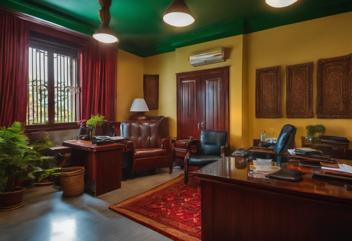 bangladeshi background in office