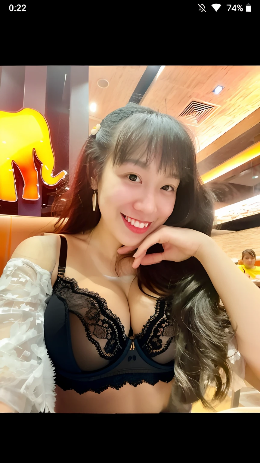 Lace bra