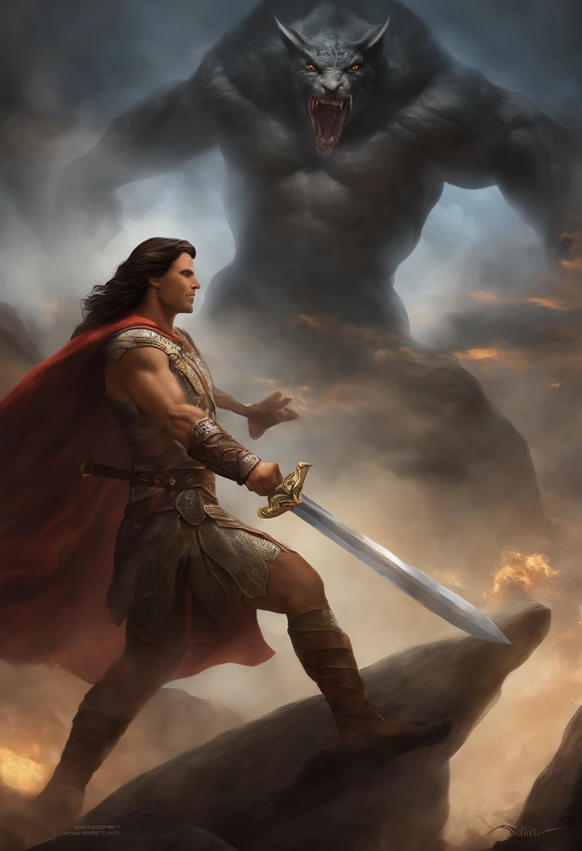 [Conan's Saga: Rescue Mission]

You're Conan, The Mighty Warrior of the Barbarian Lands. On your epic journey, You stumble upon a scene of danger. Em uma antiga fortaleza, uma mulher cativa clama por ajuda. Her name is Ayla, uma nobre capturada por um malvado feiticeiro, Zephyros. He plans to use Ayla's magical powers to conquer the world.

What you want to do, Conan?

1. **Investigar a Fortaleza:** You decide to quietly explore the fortress to better understand the situation and look for a way to rescue Ayla.

2. **Atacar Diretamente:** Sem esperar, You go on the attack, facing off against the guards and challenging Zephyros in an epic showdown to save Ayla.

3. **Buscar Aliados:** Recognizing the Enemy's Strength, you decide to seek allies in the region to form a united resistance against Zephyros before attacking.

4. **Estudar as Artes Arcanas:** You decide to study magic so you can face Zephyros on your own ground, Learning about the magical powers he wields.

Enter the number corresponding to your choice:
Neste prompt de comando, o jogador assume o papel de Conan e tem