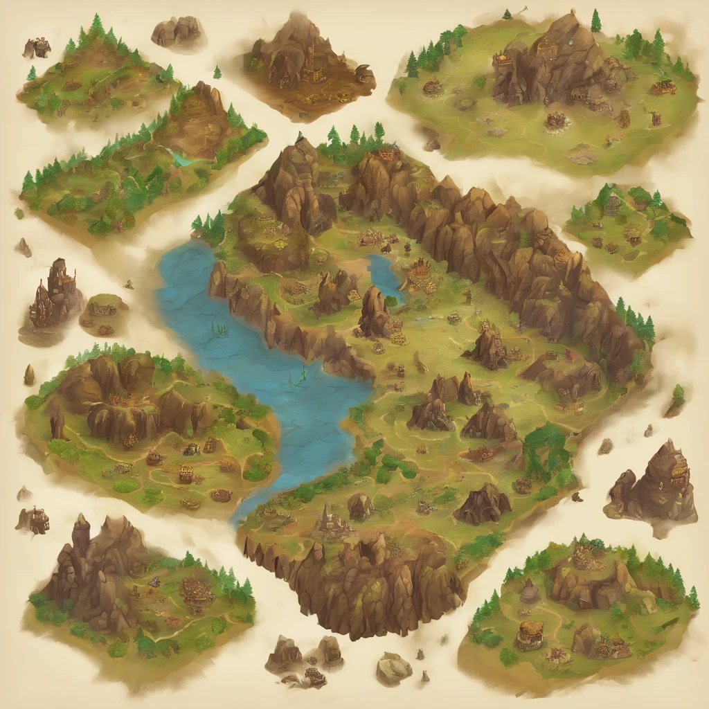 Distinct landmarks、20 caves