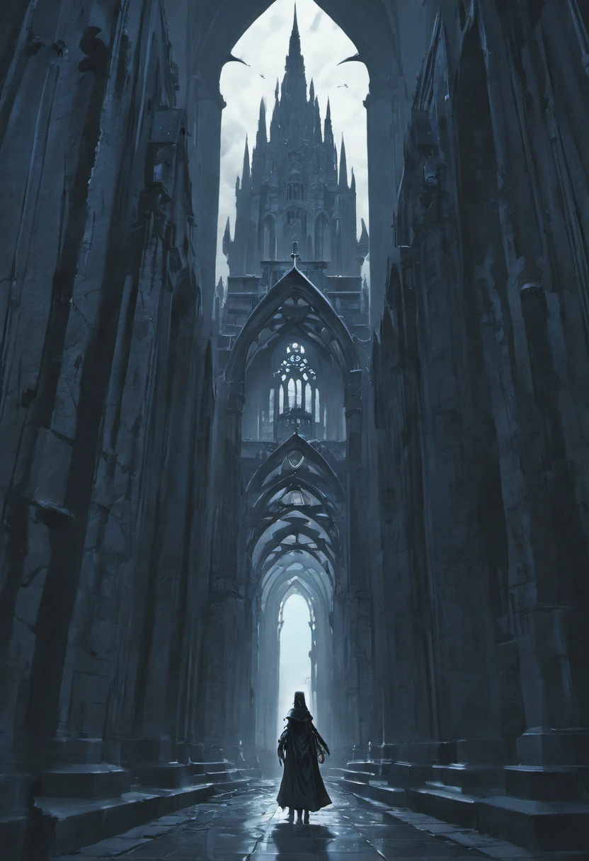 The Gothic City of the Necro is a testament to haunting beauty and creepiness，A testament to civilization's deep reverence for death and the afterlife. Its architecture incorporates a dark aesthetic, intricatedesign, and otherworldly mystery. Below is a visual description:

Cityscape:
As you approach the Gothic Necropolis City, You are greeted by a sprawling metropolis shrouded in eternal twilight. Dark clouds loom overhead, Cast an ethereal glow over the pale and translucent buildings of the city. The cityscape spans the desolate landscape, Towering spires, Ornate arches, and intricate bridges that span gaps between buildings.

architecture:
The building itself is a mix of Gothic and Necromancy styles. turrets, spires, Buttresses adorn the structure, Reach out to the sky like a skeleton finger. These structures are mainly made of darkness, emissive material，It seems to absorb and emit a dim glow, otherworldly glow. The architecture combines grandeur and melancholy, It reflects the duality of the relationship between the dead and the dead.

Mausoleum-style residence:
The dwellings of the city resemble mausoleums, With arched entrances and carvings depicting scenes of death, Rebirth, and cosmic energy. Balconies and terraces are decorated with stone carvings，It seems to come to life in the ever-changing twilight, Cast eerie shadows on the streets below.