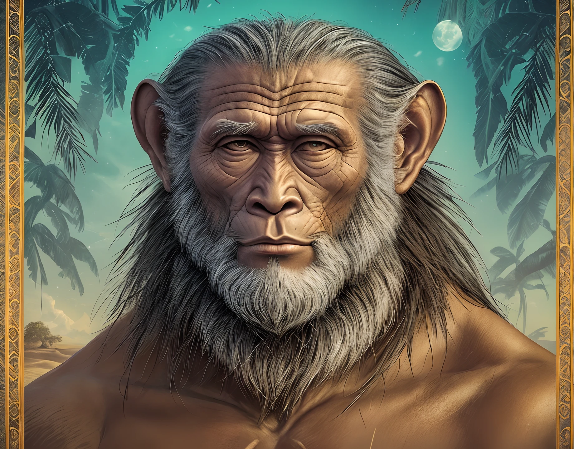 the origin of man from the monkey --auto --s2