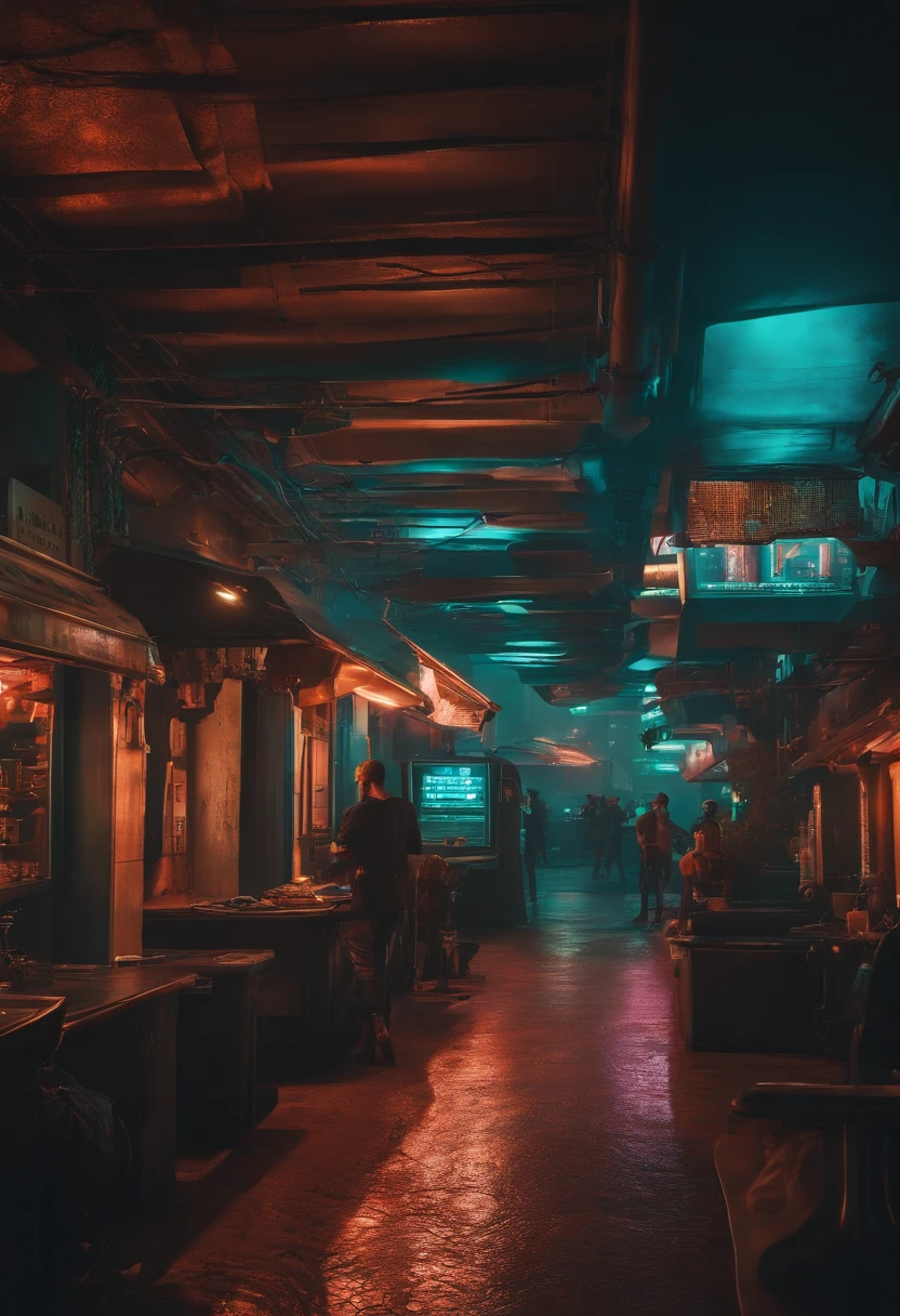 CIDADE FUTURISTA, Cyberpunk, violence, decadence, sociedade futurista, oceano