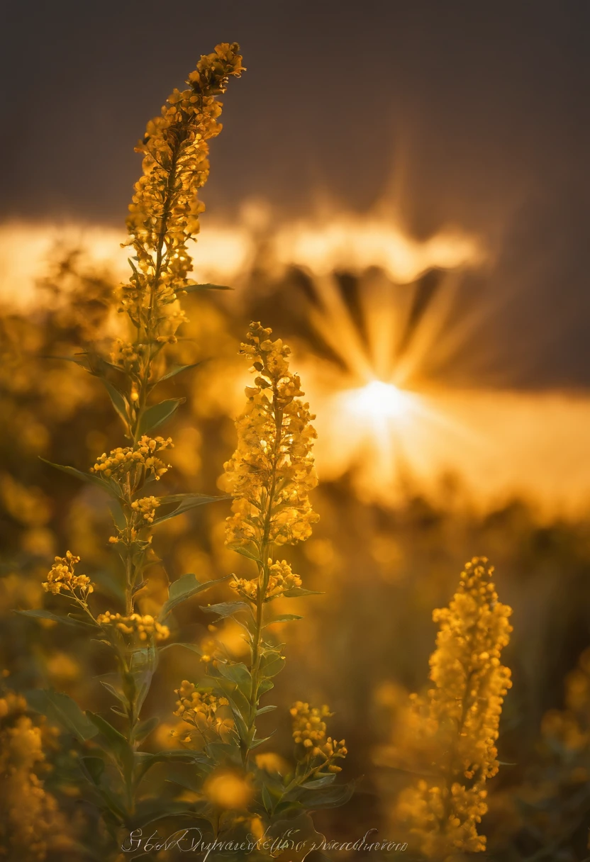golden rod emanating magic