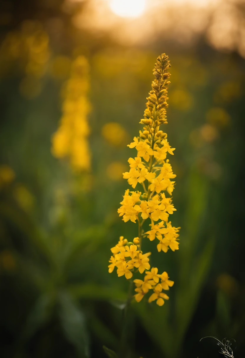 golden rod emanating magic