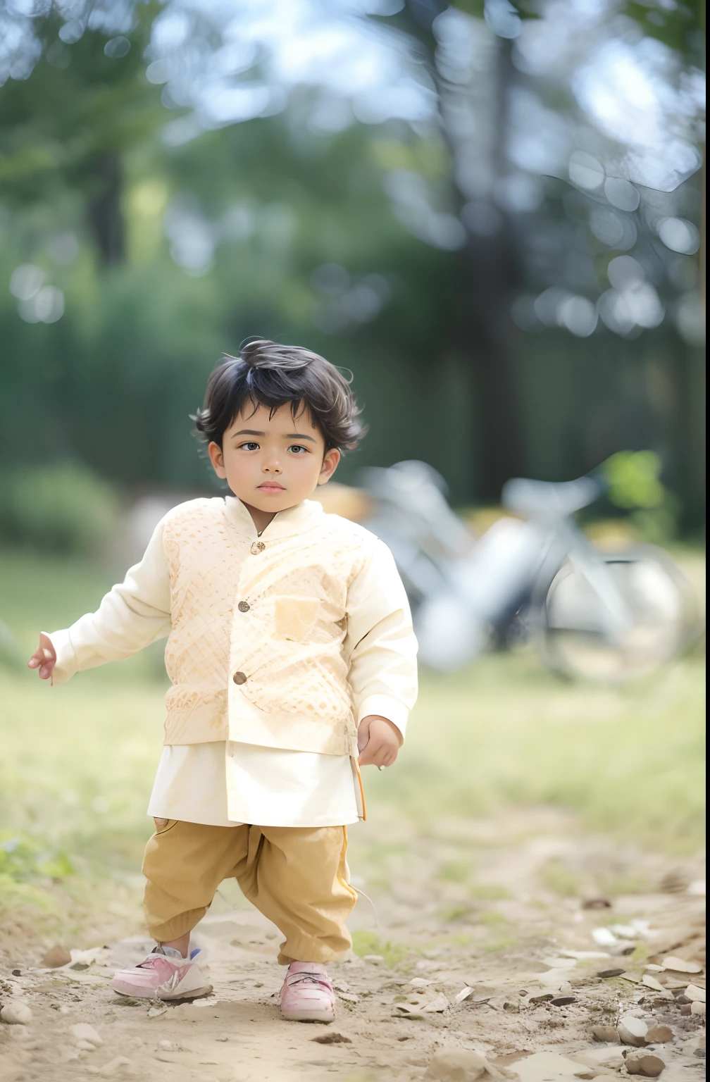 A Muslim boy arabic fashion cute