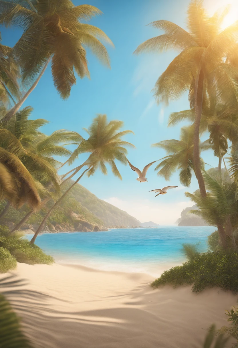 (best quality,4k,highres,masterpiece:1.2),ultra-detailed,realistic,photorealistic:1.37,girl,beach,GTA San Andreas style,bikini,sandy beach,palm trees,sparkling ocean waves,blue sky,joyful expression,happy smile,relaxing atmosphere,vibrant colors,summer vibes,playful poses,sunlight streaming through the treetops,crystal clear water,surrounding cliffs,seagulls flying in the distance,swimming in the sea,footprints in the sand,sandcastles by the shore,energetic waves crashing,coconut trees,beach towels,beach umbrellas,beach volleyball,music playing in the background,bright sunlight,seashells scattered on the sand,surfboards in the water,laughs and giggles,breeze from the ocean,seagulls soaring high above,joyful laughter and splashes,swimming goggles,fun-filled beach day,lovely memories.