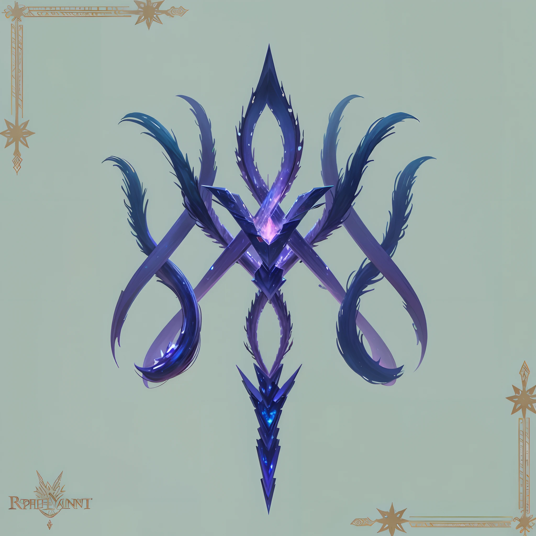 Fire element combination,radiant light,Middle sapphire,Tap down,starryskybackground