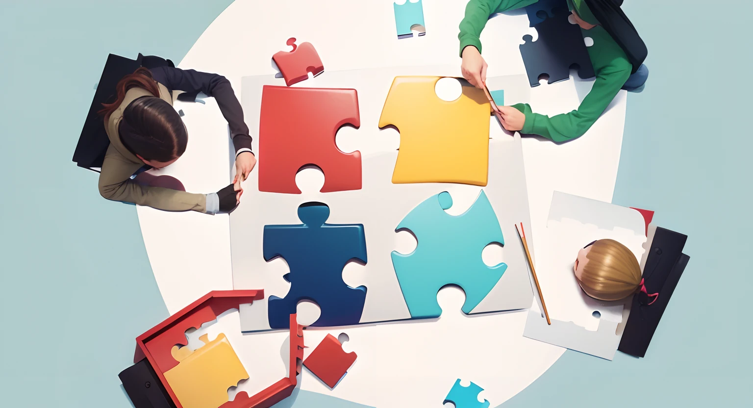 Puzzle assembly