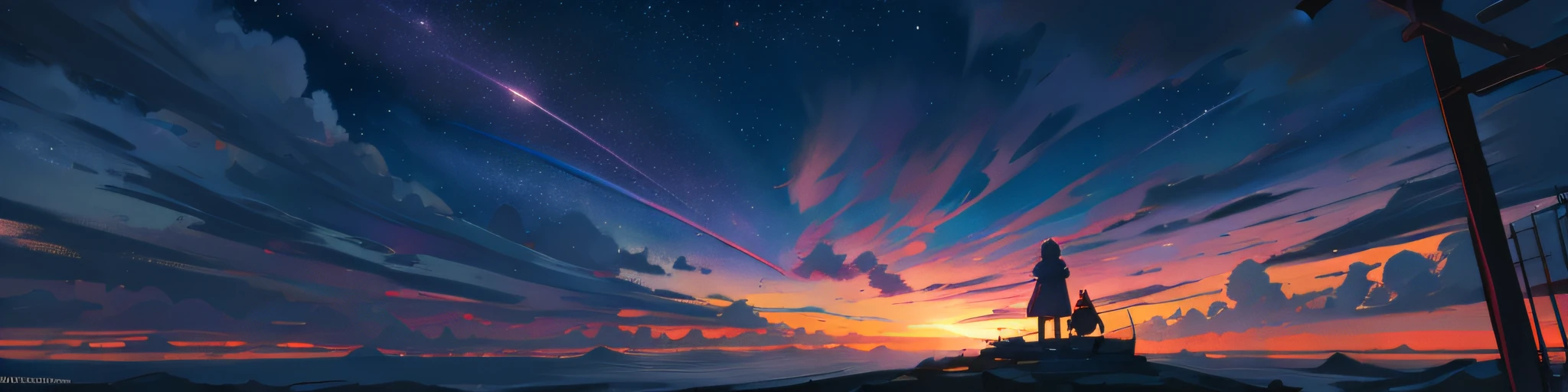 nigh sky,animesque,Fantastical