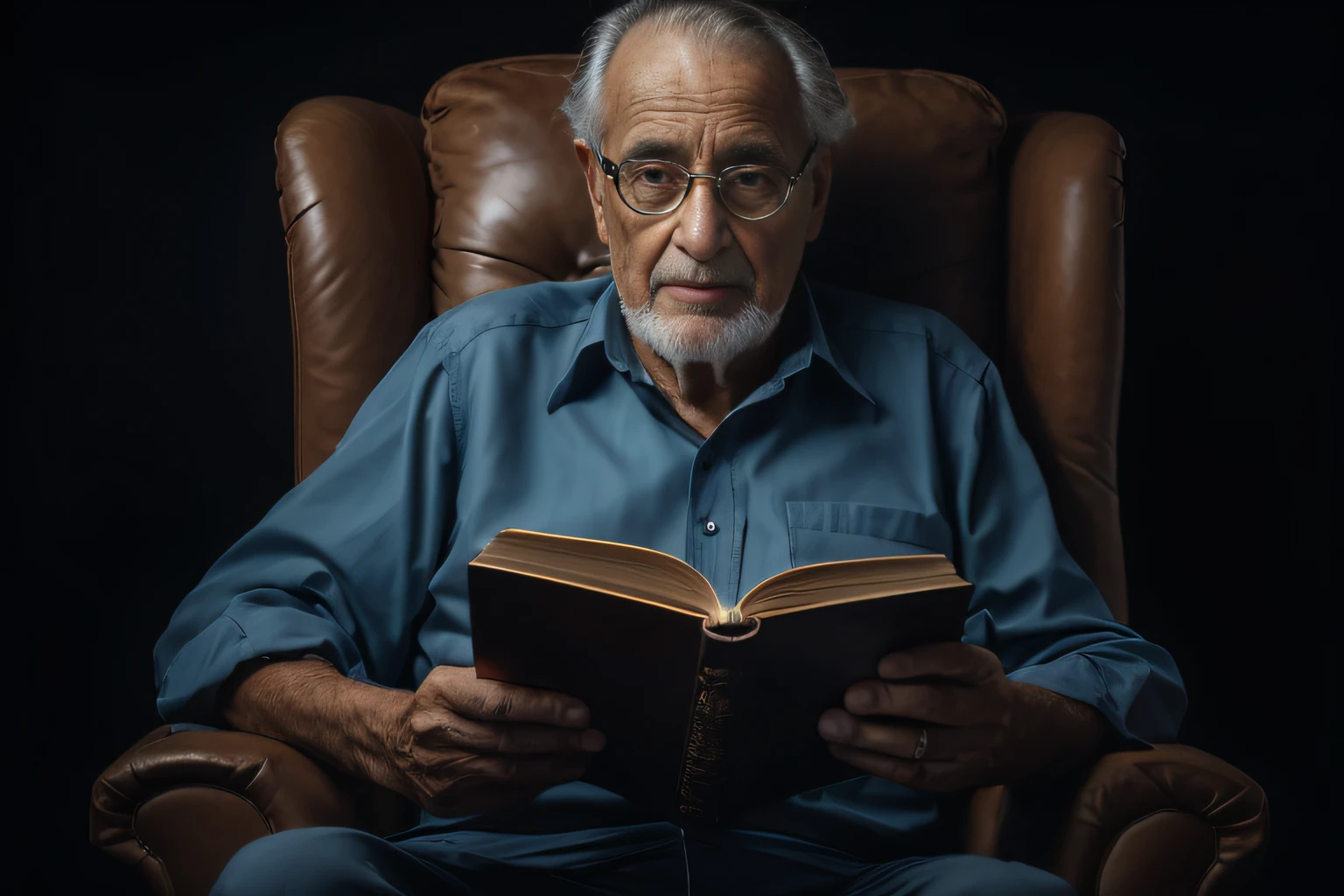homem arafed sentado em uma cadeira lendo um livro, retrato do livro, Ler um livro, inspirado em Yousuf Karsh, retrato de alta qualidade, foto de retrato, Wise old man, dramatic reading book pose, foto de retrato detalhada, Retrato de um velho, Retrato de um velho, Directed by: Aleksander Gierymski, foto retrato, um homem de 80 anos