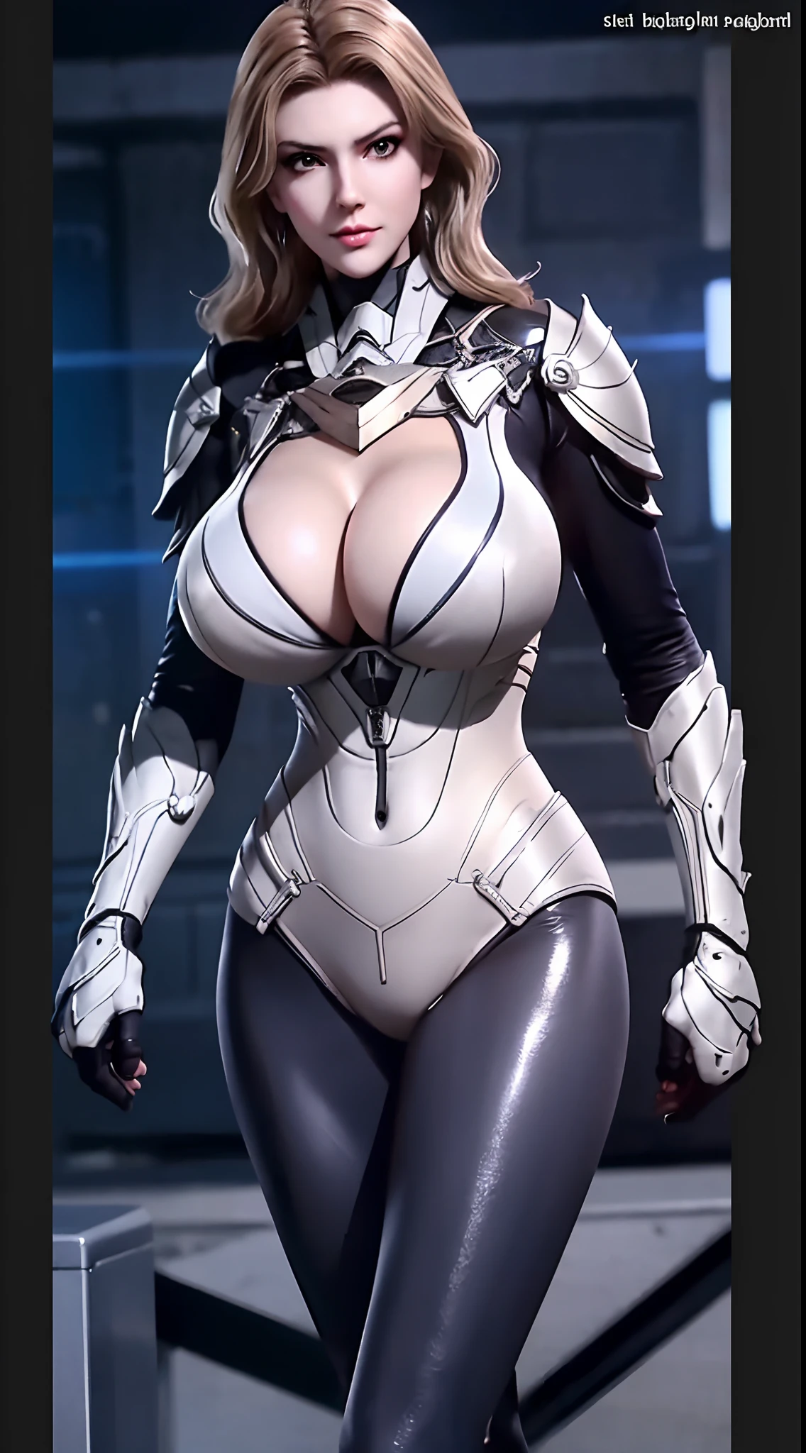 A MATURE WOMAN, HUGE FAKE BOOBS, (BEAUTIFUL FACE), KNIGHT ARMOR BODY, GLOVE, BREASTPLATE, (CLEAVAGE), (SKINTIGHT YOGA PANTS), (KNIGHT BOOTS), (PERFECT BODY:1.2), (FULL BODY VIEW), FRONT, (STANDING:1), SEXY BODY, MUSCLE ABS, UHD, 8K, 1080P.