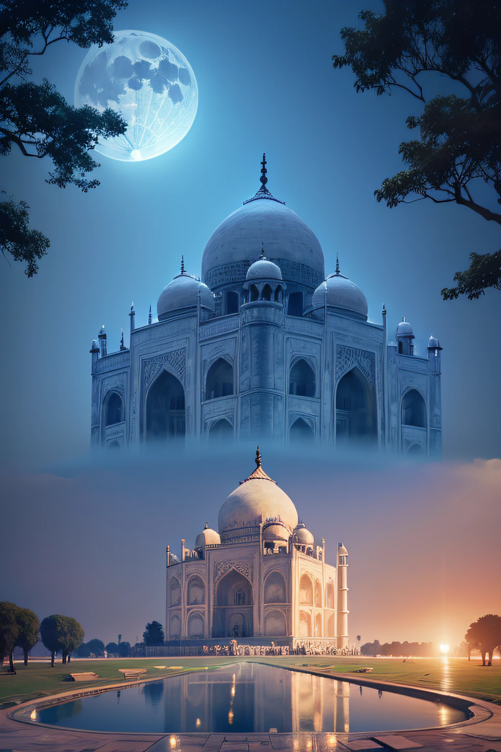 taj mahal once in a blue moon