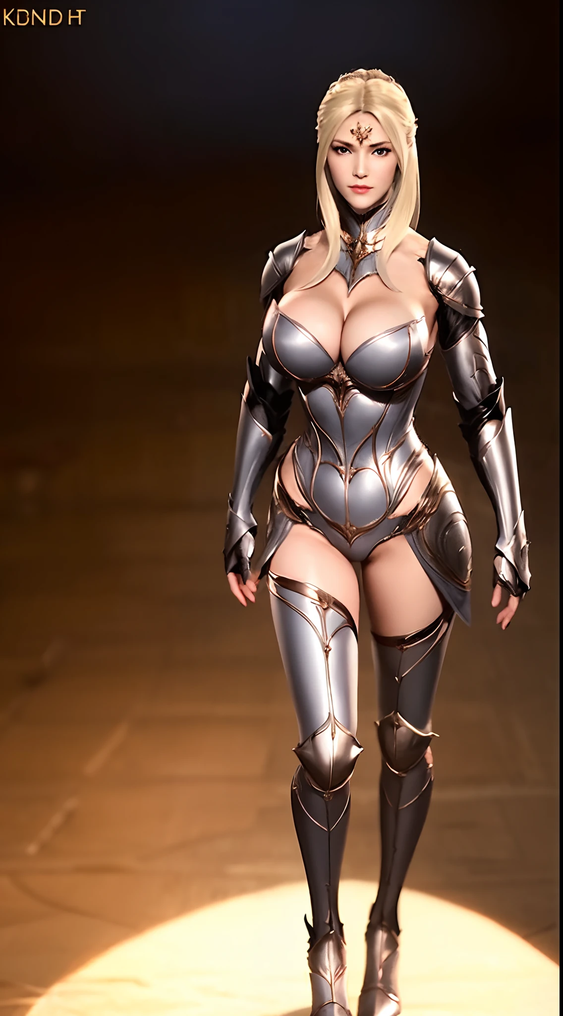 A MATURE WOMAN, HUGE FAKE BOOBS, (BEAUTIFUL FACE), KNIGHT ARMOR BODY, GLOVE, BREASTPLATE, (CLEAVAGE), (SKINTIGHT YOGA PANTS), (KNIGHT BOOTS), (PERFECT BODY:1.2), (FULL BODY VIEW), FRONT, (STANDING:1), SEXY BODY, MUSCLE ABS, UHD, 8K, 1080P.