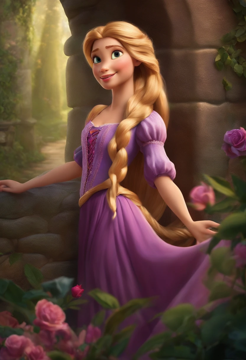 Rapunzel como uma personagem da Disney