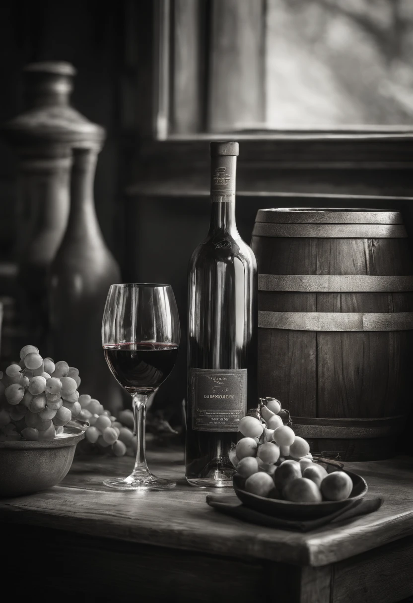The Stable Diffusion prompt for the theme "WINE BARREL, INK DRAW" could be as follows:

"Wine barrels, ink drawing, detailed wood grain, vintage atmosphere, delicate strokes, old-fashioned charm, rustic aesthetic, authentic textures, high-resolution details, black and white contrast, exquisite shading, artistic lines, intricate patterns, timeless elegance, fine craftsmanship, intricate inkwork, vintage lighting, rich textures, intricate details, realistic shadows, stunning depth, masterful shading, captivating composition, classic and sophisticated, subtle ink washes, expertly executed, moody atmosphere, intricate engravings, romantic ambiance, textured surfaces, hidden details, dramatic lighting, artistic flair, vintage appeal, meticulous attention to detail, old-world charm, elegant simplicity, subtle highlights, antique allure, ink wash effects, nostalgia-inducing, timeless masterpiece."

Remember to adjust the strength of keywords using (keyword) or [keyword] syntax as necessary to enhance or reduce their influence on the image generation. Feel free to add more relevant details while ensuring the overall harmony and coherence of the prompt.