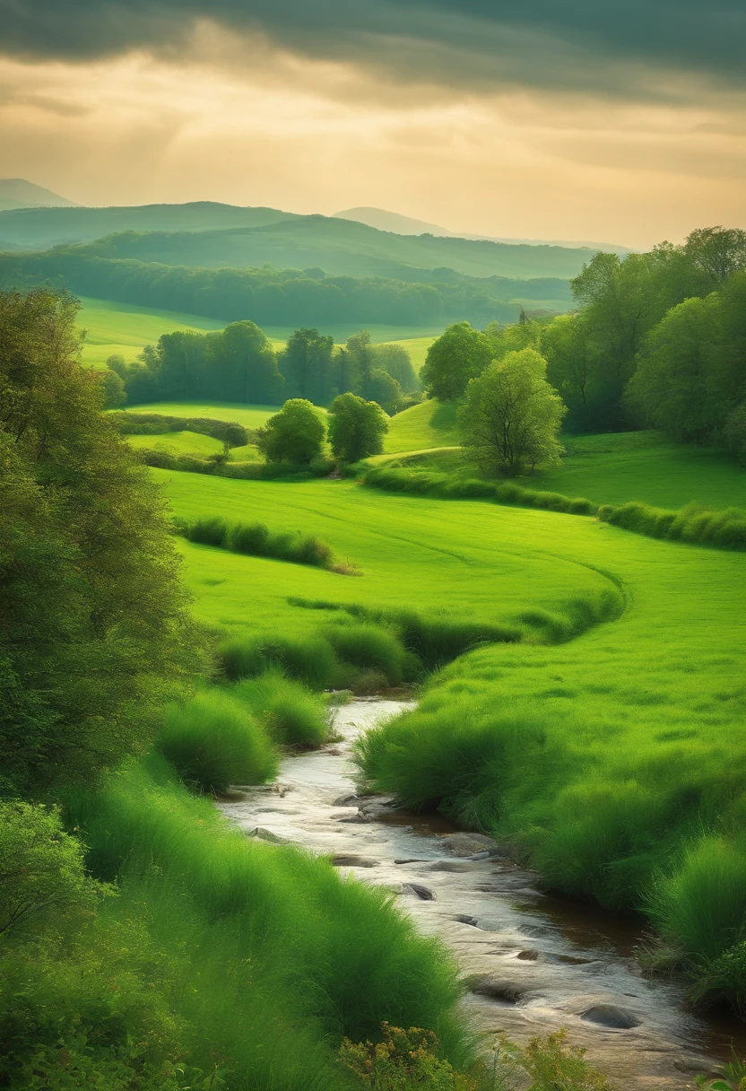 green landscape