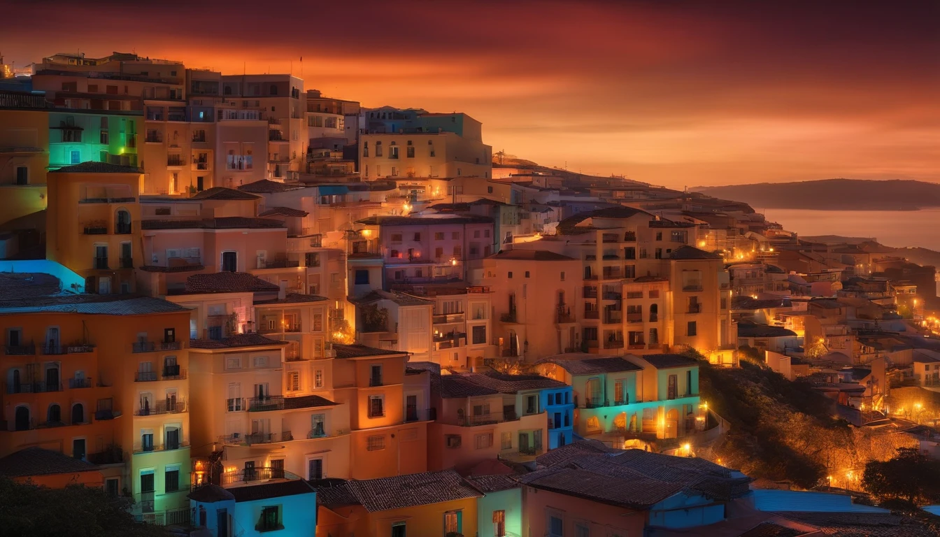 cidade sombria a meia noite