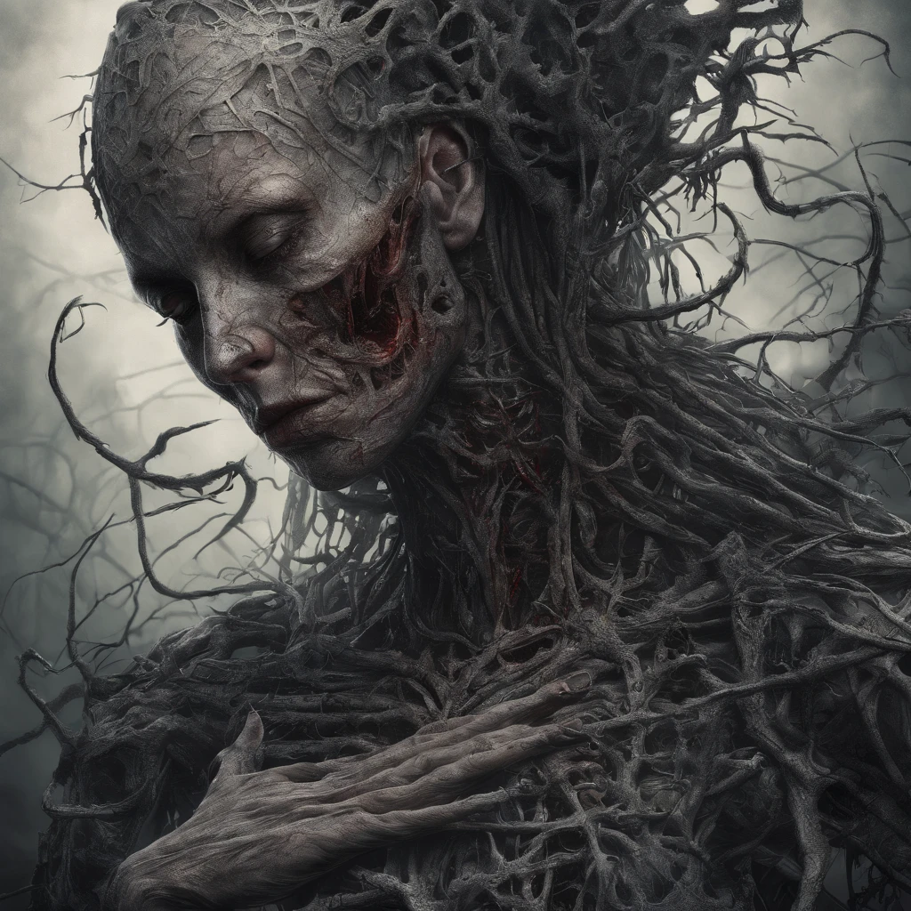 (body horror:1.4), (biomachine:1.3), (bloody:1.2), living being, (colorful:1.2), Hans Giger, many hands, (zentangle:1.2),
oil on matte canvas, sharp details intricate, highly detailed, digital painting, rich color, smooth, sharp focus, illustration, Unreal Engine 5, 8K, art by artgerm and greg rutkowski and alphonse mucha
(masterpiece,detailed,highres:1.2),