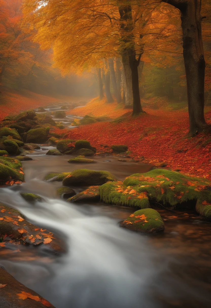 Land autumn, real