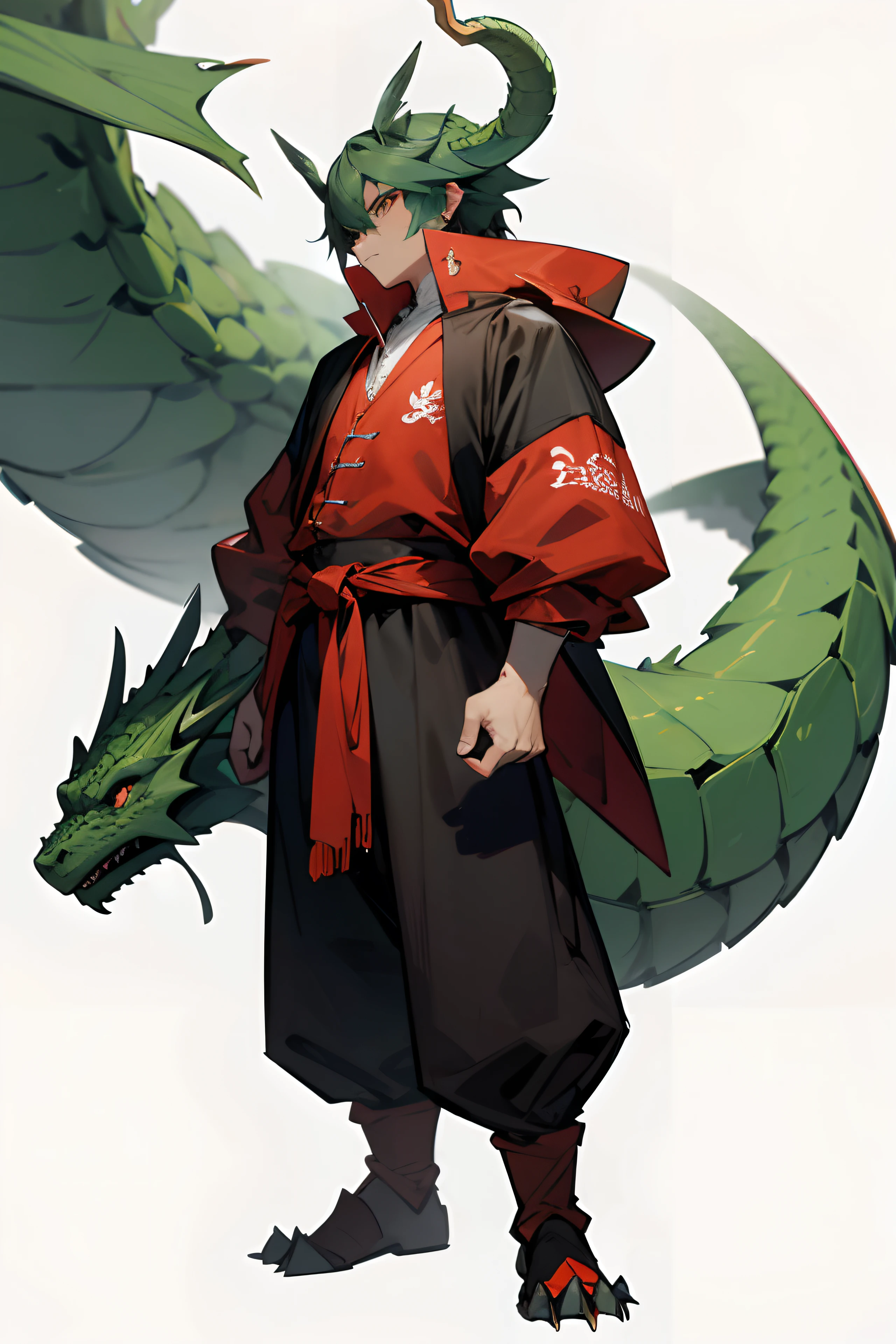 dragon use clothes like a human