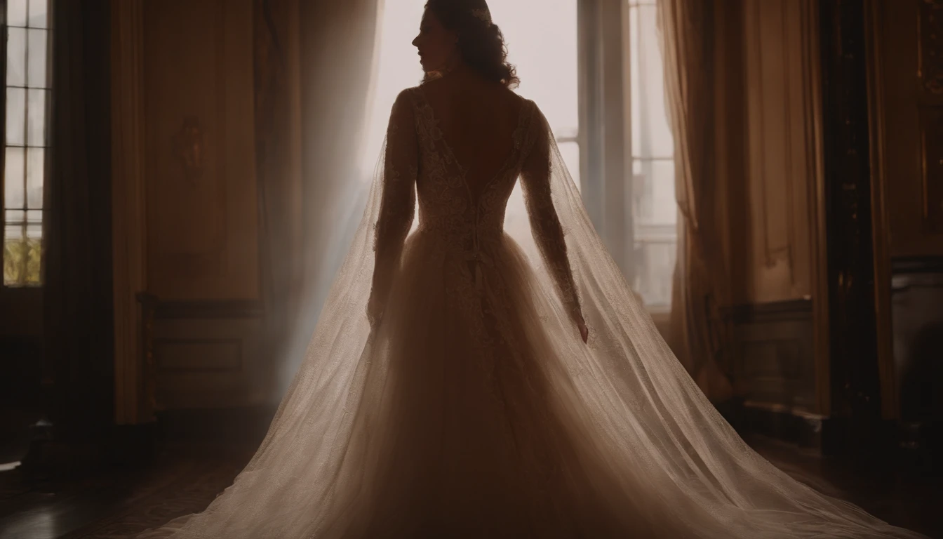 femme attirante et robe transparente