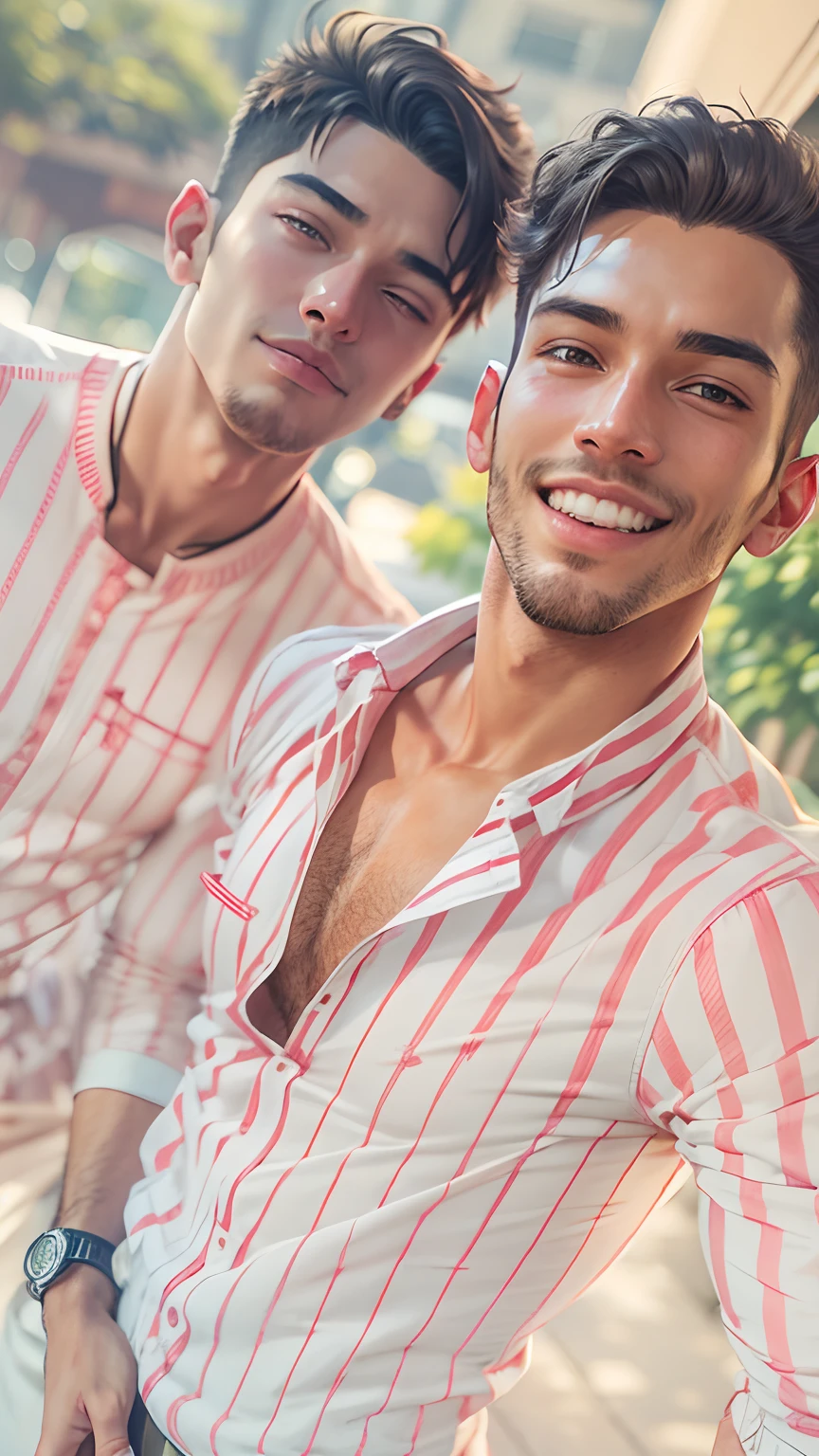 Change background, ai, handsome boys realistic