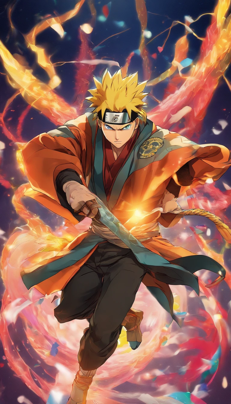 Masterpiece, 8K High Quality, Best Quality Poster, Wallpaper, Male, Genos from one punch man, Diffused Sunlight, Detailed, Vibrant Colors, Breath-taking Movie Poster Composition, Ultra Detailed, Looking at The Viewers, Digital Art, Illustration, Masashi Kishimoto’s Inspired, Legendary, Power, Good Proportion, Accurate Anatomy, Perfect Anatomy, Perfect Hands, Cinematic Lighting, Intense Shadows, Elegance, Senku Ishigami, Naruto Uzumaki, Manga-Anime Art, Bright Colours, Extremely Handsome Detailed Anime Face and Eyes, Full-Body, Character Design, Wide Shot, Forest, Sharp Image, Cinematic Angle, 3-Point Perspective, Action-Packed, Dynamic, Solo-Character, 1 Character, Floating Hair, Dynamic Pose, Ninja Pose, Jumping Pose, Solo Focus, Centered, Scale to Fit Dimensions, Hyper Super Ultra Perfect Piece, Flawless, High-Contrast, Double Exposure, Scientific Background, Science, Science Backstory, Ninja Shinobi Aesthetic, Jet-Black Hair, Spiky Hair, Reminiscent of Traditional Shinobi Styles, Short Hair with a Few Longer Strands Framing his Forehead, Slightly Unkempt Look, Sleek Black Shinobi Robe with Red Marking of Chemical Symbols, Scientific Prowess, Clothing Adorned with Pockets and Compartments to Store Various Scientific-Ninja Tools, Senku’s Forehead Protector would Feature a Unique Emblem Around his Forehead, Gloves Would Handle Chemicals and Ninja Tools with Precision, He'd Carry a Belt Filled with Pouches Containing Vials of Different Chemical Compounds and Scrolls Filled with Scientific Notes, A Small - Retractable Chalkboard and Chalk Would Hang From His Waist, Genius Strategist, Ninjutsu Tools, Stealth and Infiltration, Mid-Battle, Surrounded by Swirling Chemical Reactions and An Array of Vials and Scrolls Floating Around Him, Performing a Powerful "Chemical Explosion Jutsu," with His Arms Outstretched as Fiery Explosions Erupt From His Fingertips, This Would Perfectly Encapsulate His Unique Blend of Science and Shinobi Prowess.