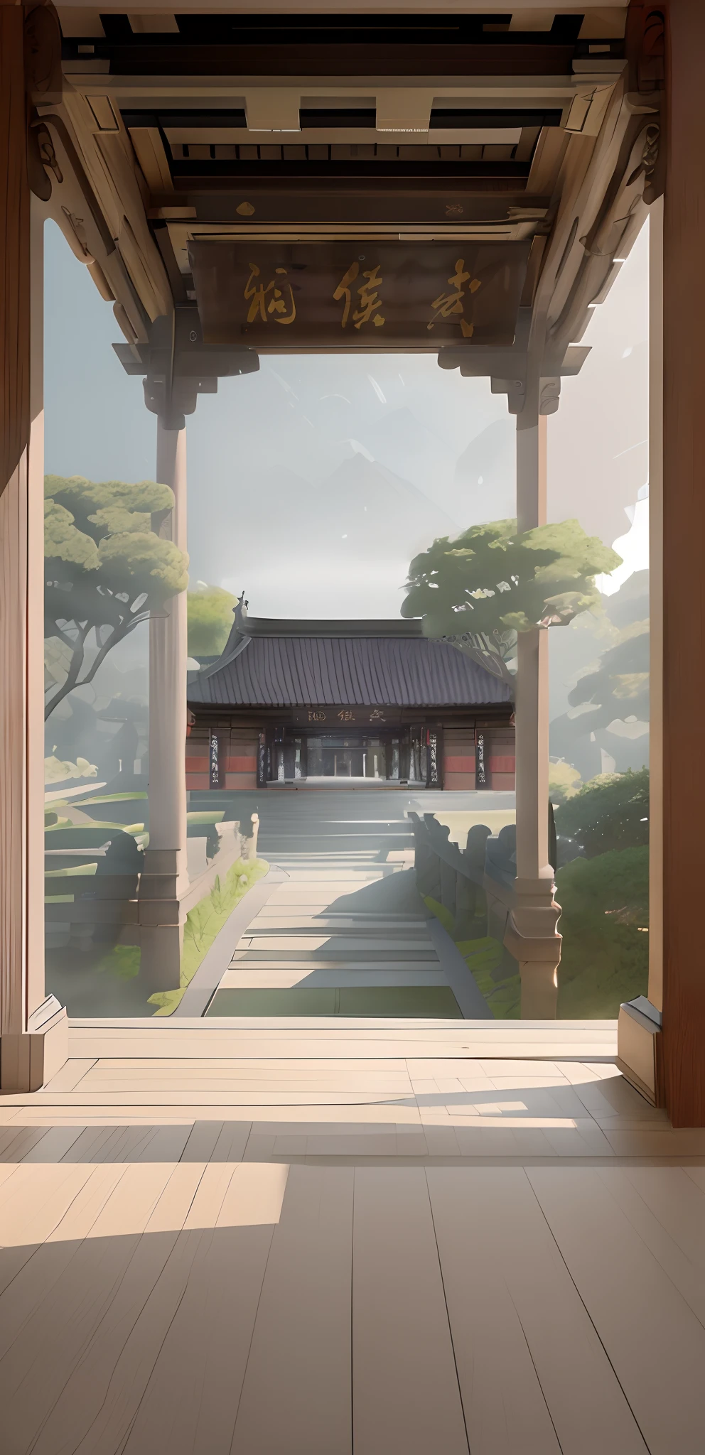 Outdoor wooden floors,gazebo
