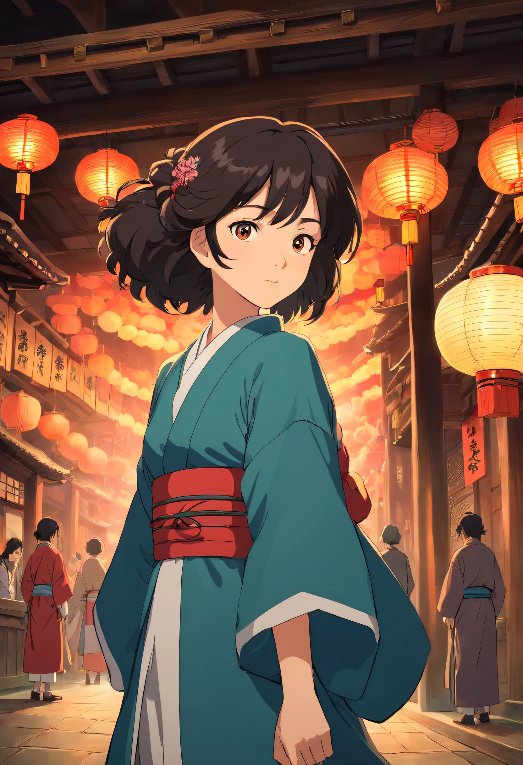 japanes 20age Beautie Heian period A dark-haired attendance A sexy