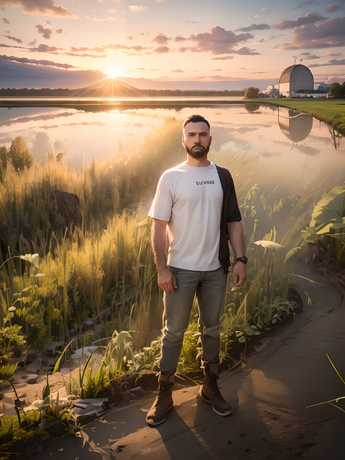 remove background and picture are generate like a farmer