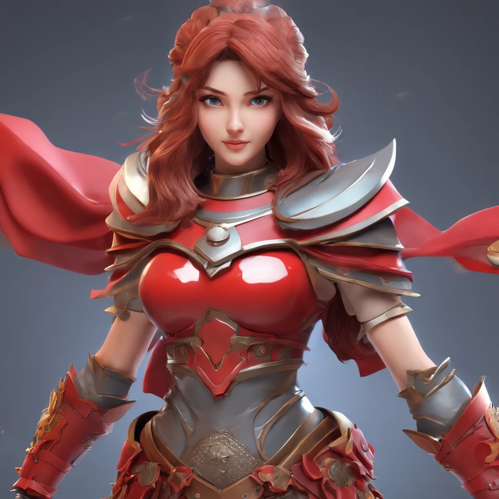 Centurion warriors, red and grey, male and female working together, man and woman side by side, happy, celebrating, Full body Beautiful anime style girl, clean detailed faces, intracate clothing, analogous colors, glowing shadows, beautiful gradient, depth of Fidel, clean image, high quality, high detail, high definition, Luminous Studio graphics engine, cute face, heroic, sword, Victoria