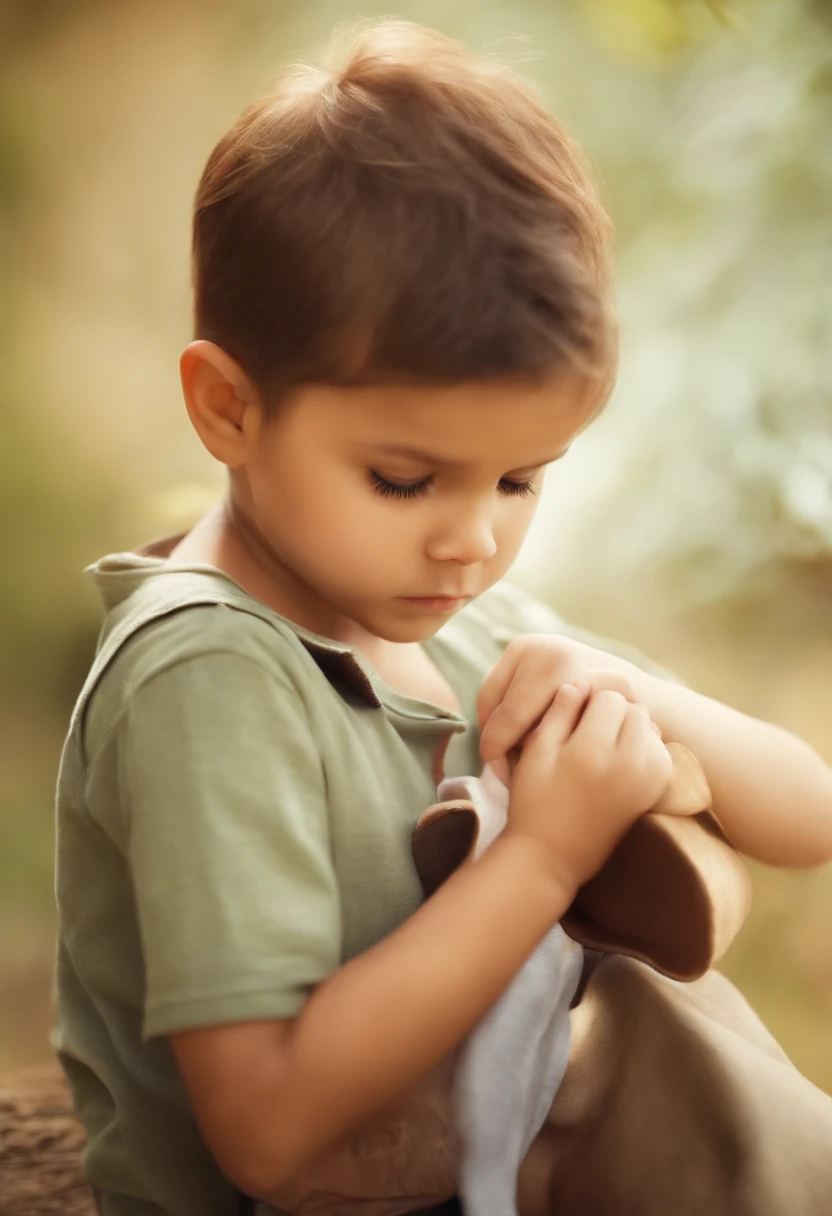 boy teach his Ear