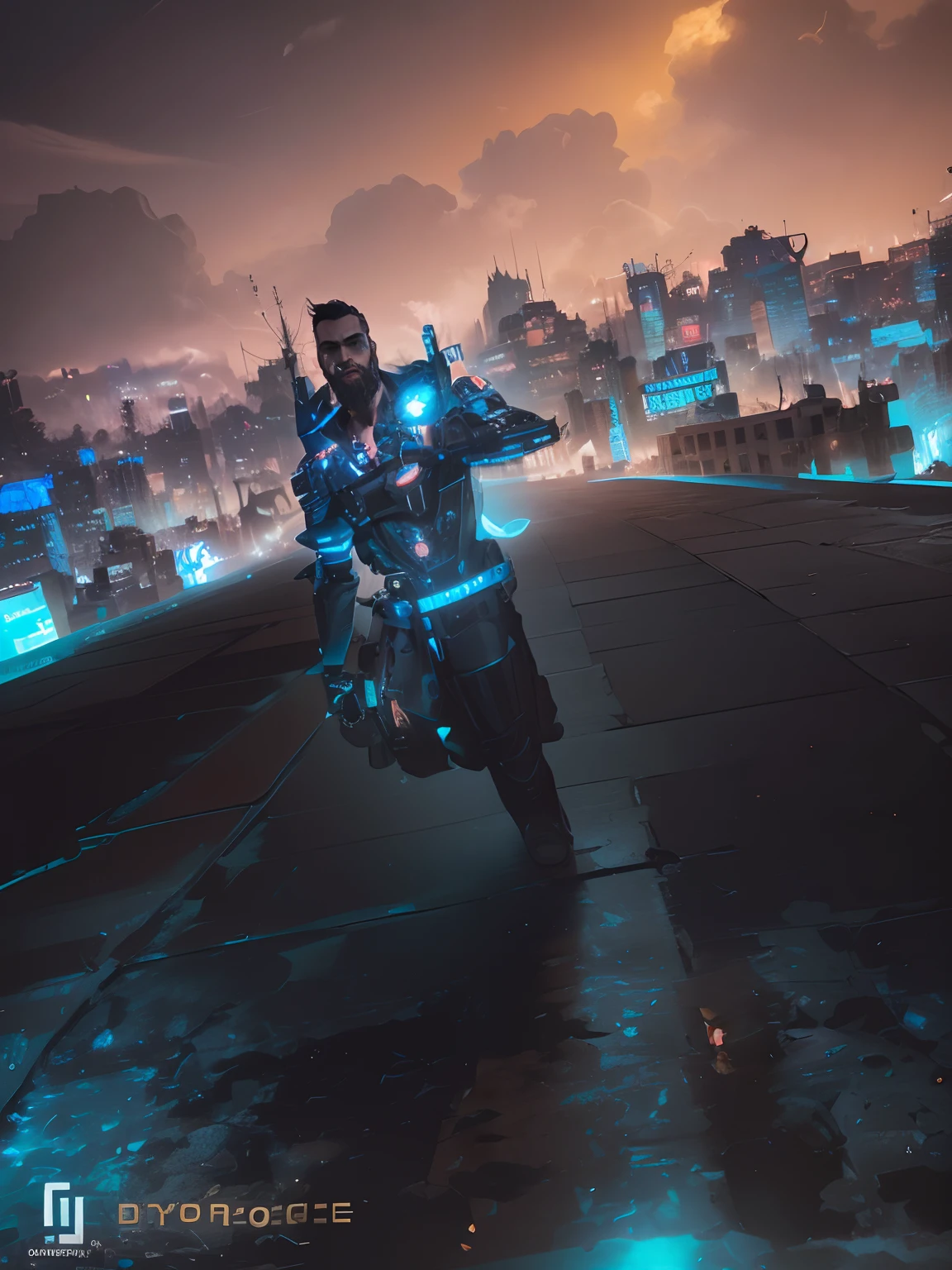 Prompts
Copy
1boy, male focus, solo, facial hair, wild beard, (toned:0.1), dark [blue|black] hair, formal, looking at viewer, portrait, close up, (from above:0.9), suit, dark theme, ([cyberpunk|steampunk]:1.3), cartoon stylish, (expressive), (cybernetic:1.18), superman, toned, serious, vibrant, (colorful, thick outlines, flat color:1.12), fantasy