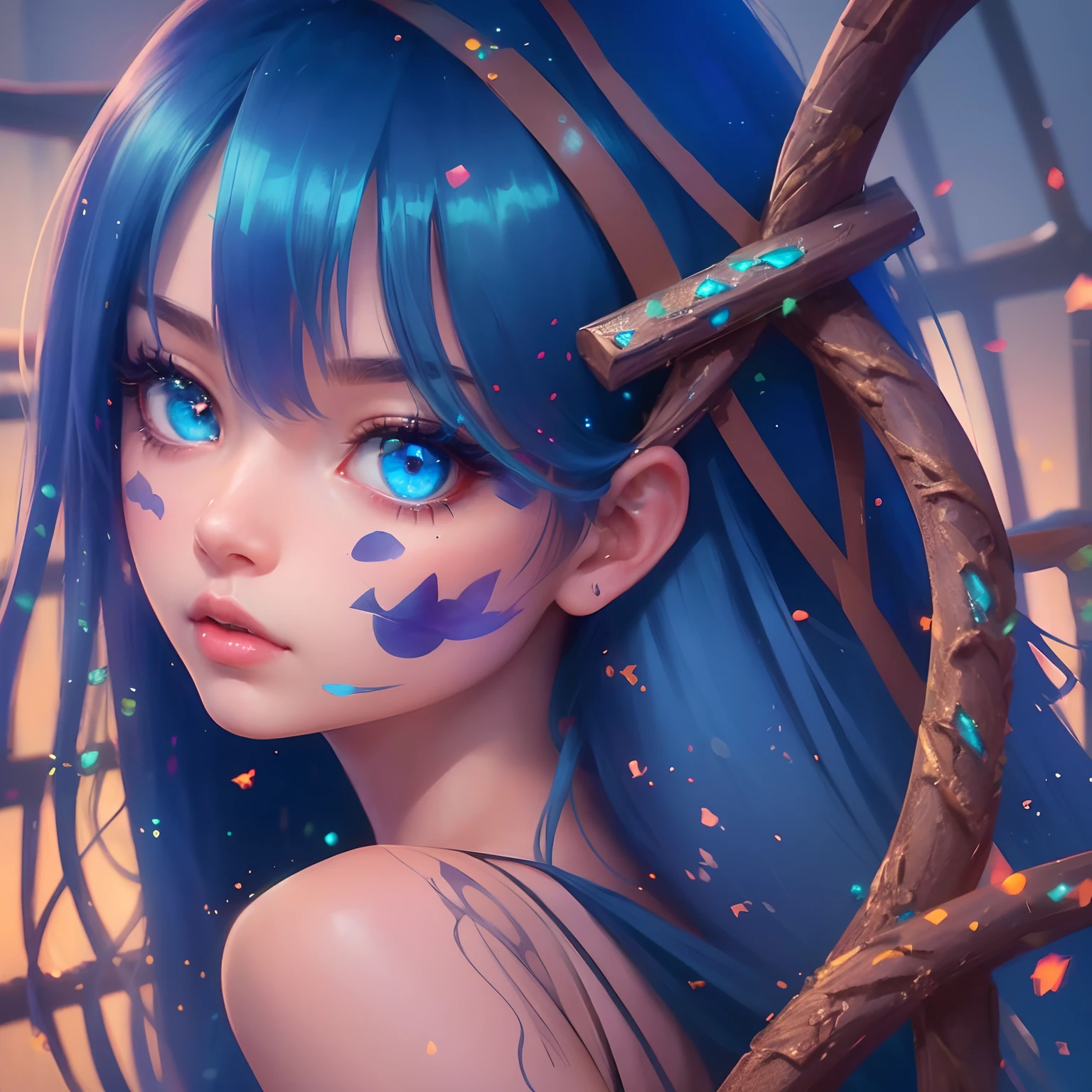 8k, realistic, ultra quality, beatiful girl, Stern anime girl, (Highest Quality, Amazing Details:1.25), cinematic lighting, unique, high-quality, very long hair, hair intakes, makeup, lipstick, eyelashes, ultra detailed eyes, ultra detailed face, ultra detailed lips, ultra detailed lipstick, ultra detailed makeup, 18 years girl, masterpiece, 8k