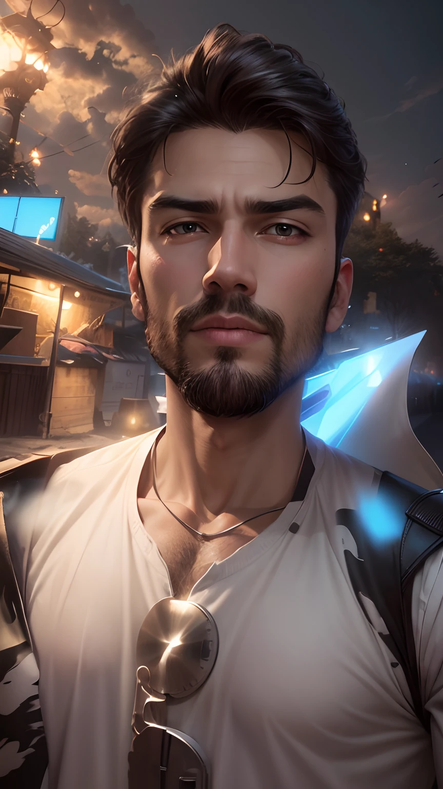 Change background handsome face 8k Ultra quality