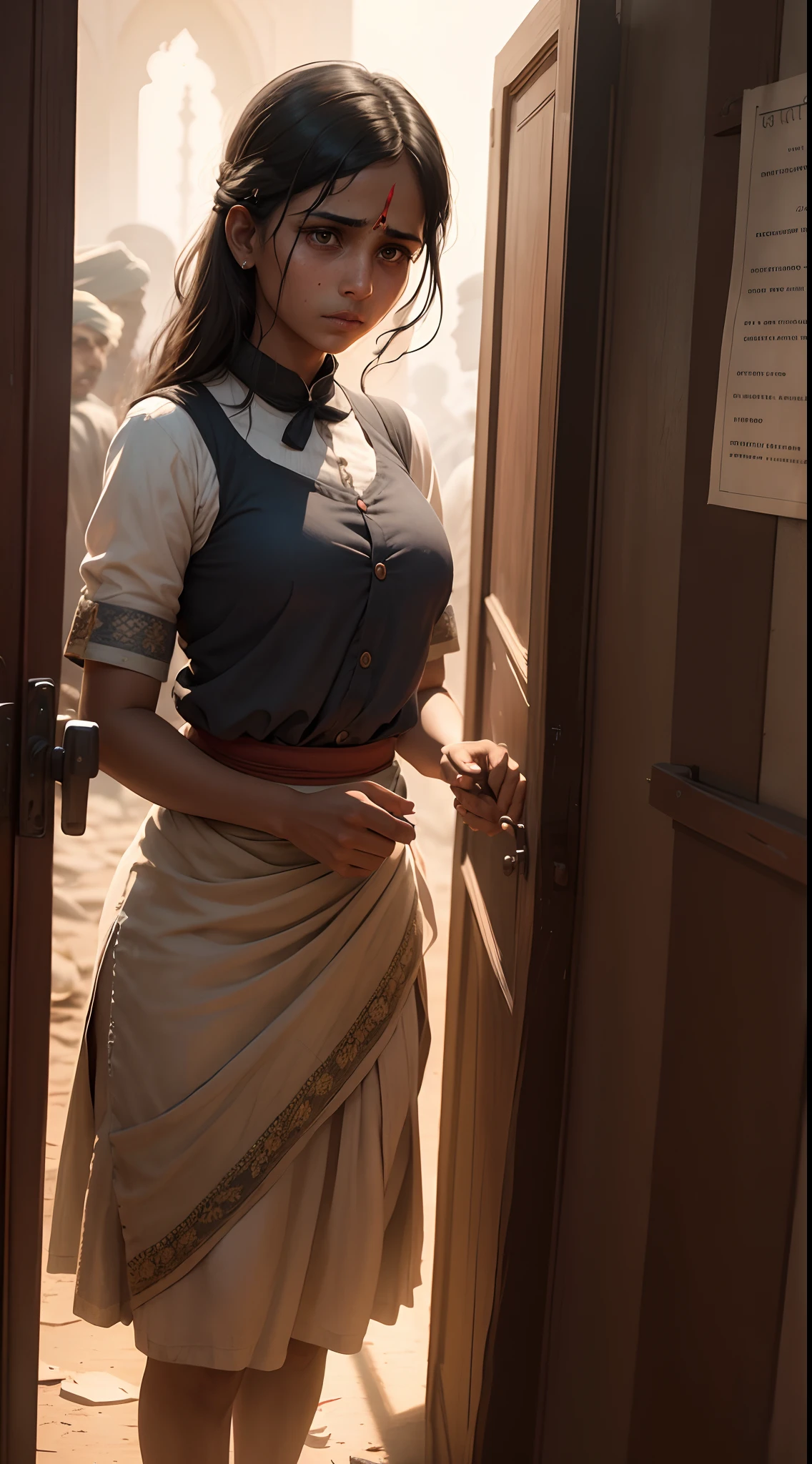 Immerse yourself in the vivid and harrowing scenes of communal violence in 1900s India, as the AI platform brings to life the raw emotions and brutal realities of this dark period.