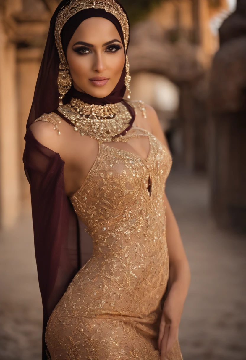 Son and Mather،hot dress designer, big titts, hijab, street People Arabian details dress , see through dress , penis details , pussy Arabian details
