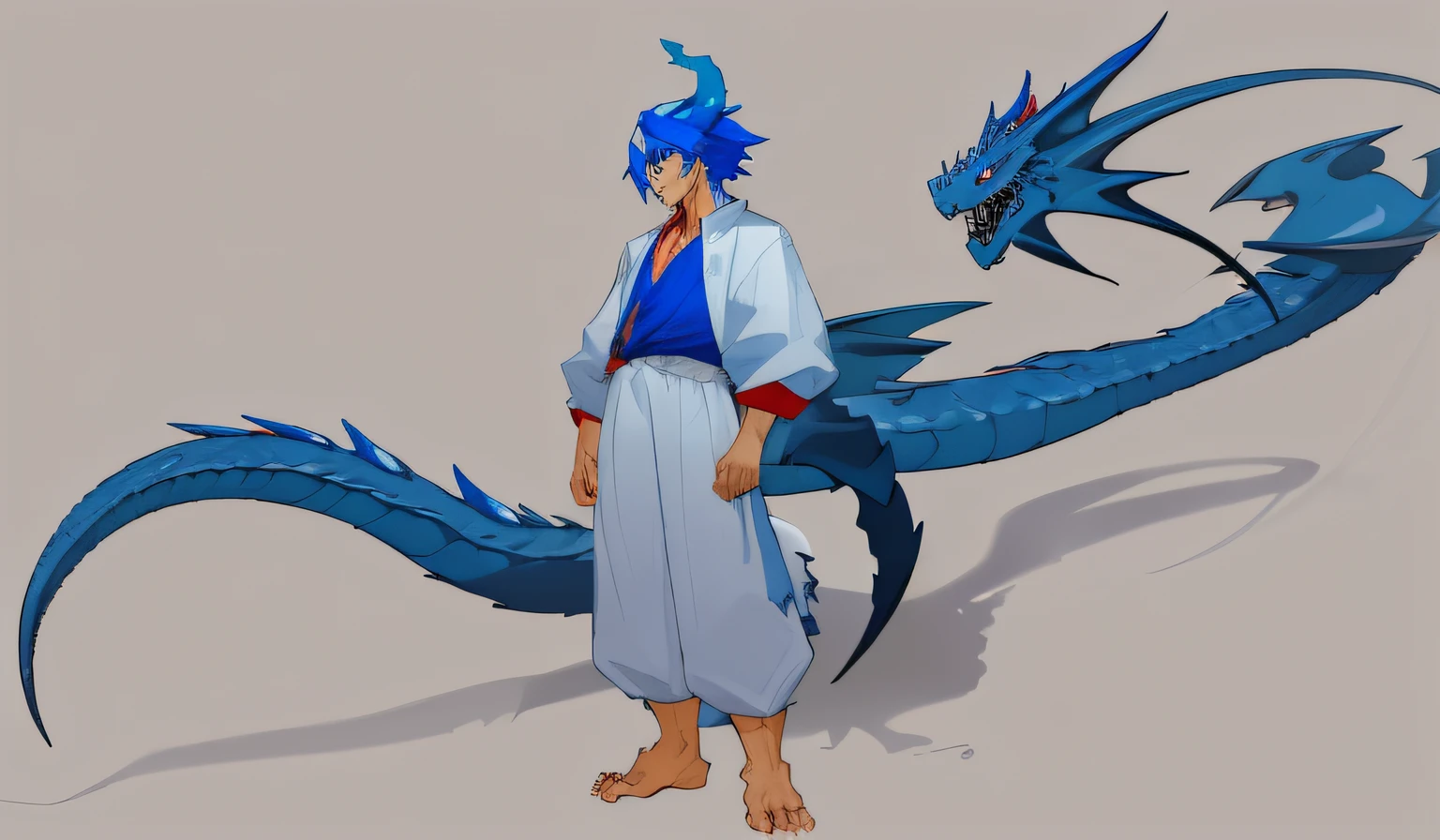 blue dragon use clothes