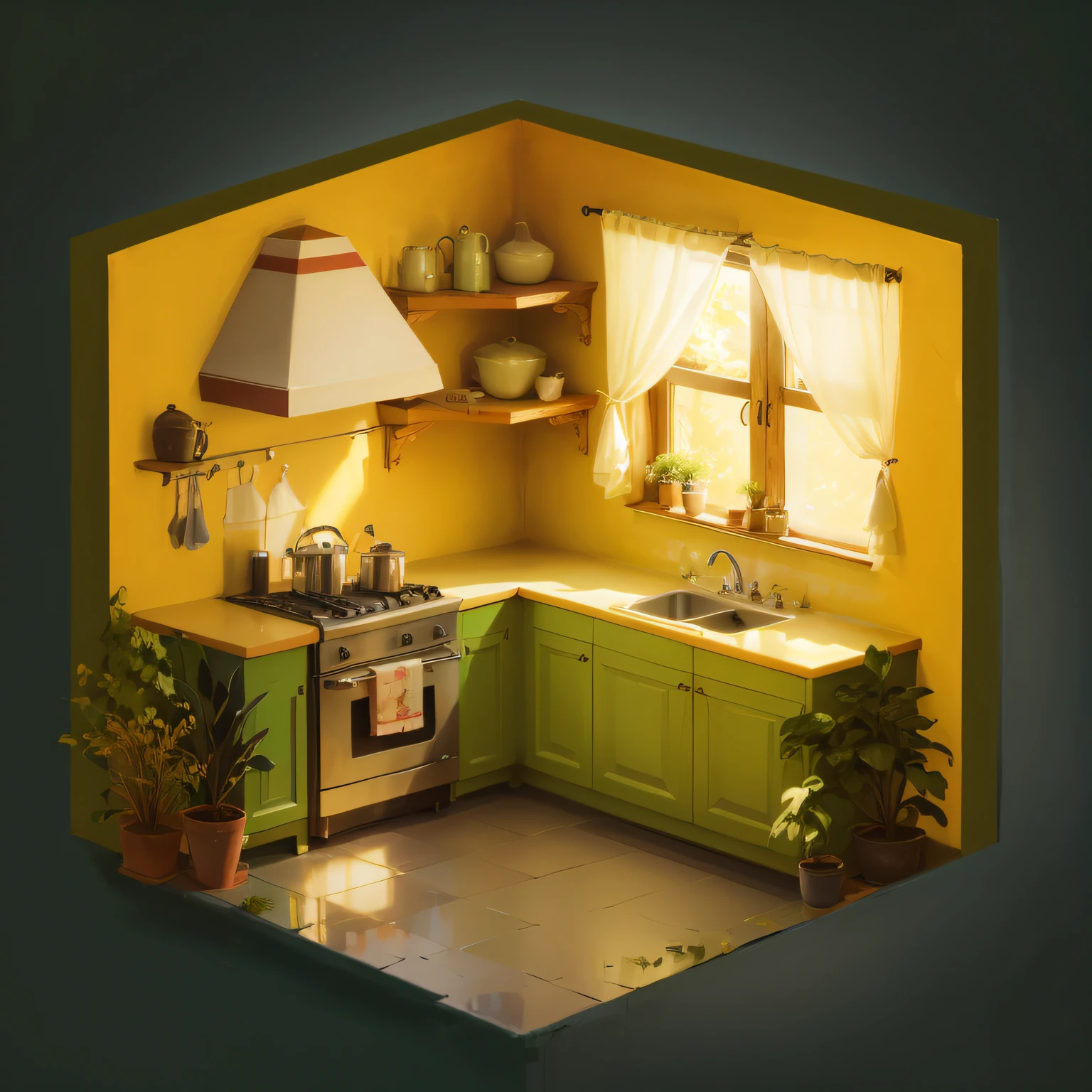 Kuhya,curtain,sink