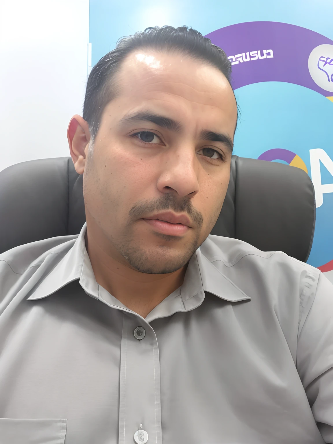 there is a man sitting in a chair with a cell phone, david rios ferreira, Mohamed Chahin, Emad Mostaque, icaro carvalho, José Moncada, Henry Alvim Correa, Mohamed Reda, edu souza, andres rios, gui guimaraes, Ahmad Merheb, danilo torres, caio santos